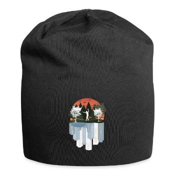 Slackline, Balance Sport - Jersey-Beanie - Schwarz - Vorne