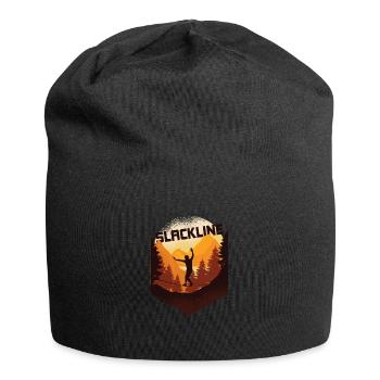 Slackline, Balance Sport - Bonnet en jersey - noir - Devant