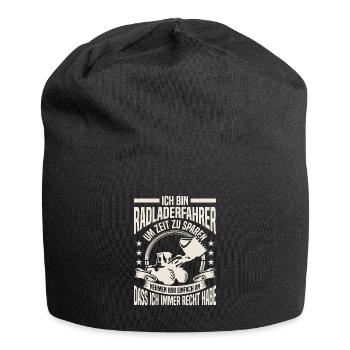 Radladerfahrer hat immer Recht Radlader - Jersey-Beanie - Schwarz - Vorne