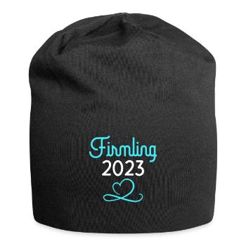 Firmling 2023 Firmung - Jersey-Beanie - Schwarz - Vorne