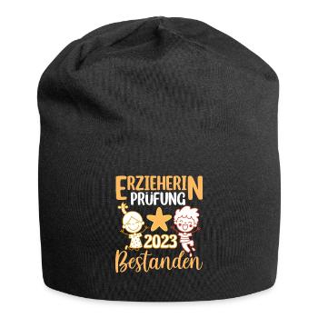 Erzieherin Prüfung 2023 bestanden Kita - Jersey-Beanie - Schwarz - Vorne