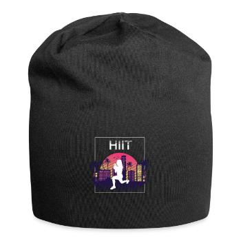 Kalifornien Palmen HIIT - Jersey-Beanie - Schwarz - Vorne