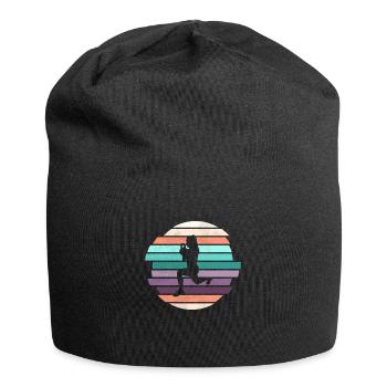 Retro HIIT - Jersey-Beanie - Schwarz - Vorne