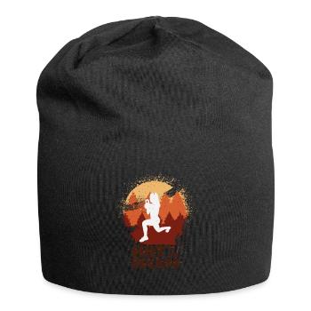 HIIT, Fitness Frau - Jersey-Beanie - Schwarz - Vorne