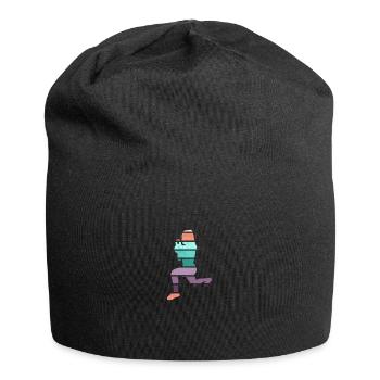Retro HIIT - Jersey-Beanie - Schwarz - Vorne