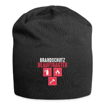 Brandschutzbeauftragter Brandschutz Beruf - Jersey-Beanie - Schwarz - Vorne