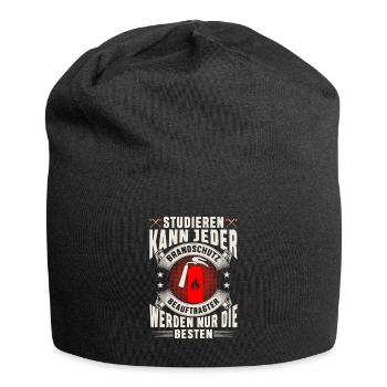 Brandschutzbeauftragter nur die Besten - Jersey-Beanie - Schwarz - Vorne