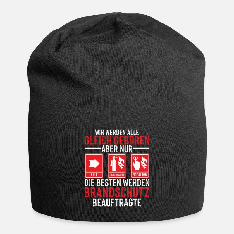 Nur die Besten werden Brandschutzbeauftragter - Jersey-Beanie - Schwarz