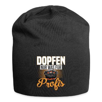 Dutch Oven Dopfen nur was für Profis - Jersey-Beanie - Schwarz - Vorne
