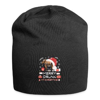 Boxer Weihnachtsmarkt - Jersey-Beanie - Schwarz - Vorne