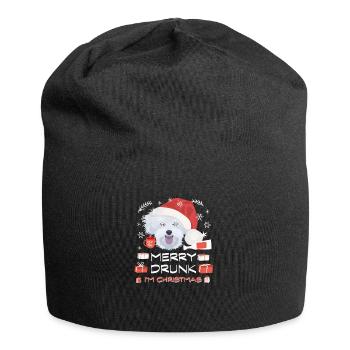 Malteser Weihnachtsmarkt - Jersey-Beanie - Schwarz - Vorne