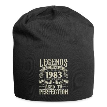 Né en 1983 Legends Vintage Birthday - Bonnet en jersey - noir - Devant