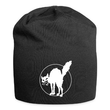 Anarchy Cat - Jersey Beanie - black - Front