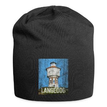 Island of Langeoog Longing - Jersey Beanie - black - Front