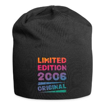 Limited Edition 18 Geburtstag Party Jahrgang 2006 - Jersey-Beanie - Schwarz - Vorne