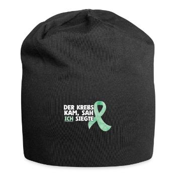 The Cancer Came Saw I Won Battle Awareness - Jersey Beanie - black - Front