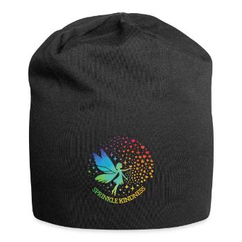 Sprinkle Kindness like Confetti Fee - Jersey-Beanie - Schwarz - Vorne