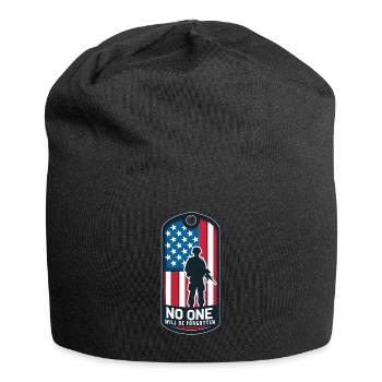 Noone will be forgotten Memorial Day USA - Jersey Beanie - black - Front