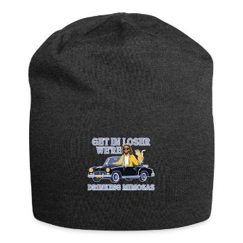 Lustige Mimosenliebhaber Bekommen In Loser - Jersey-Beanie - Anthrazit - Vorne