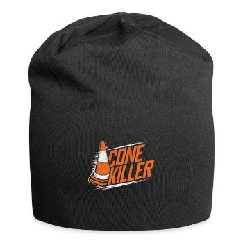 Lustiges Autocross Cone Killer Motorsport Rennen Fahren - Jersey-Beanie - Schwarz - Vorne
