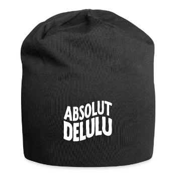 Absolument delulu drôle dicton confus denglish - Bonnet en jersey - noir - Devant