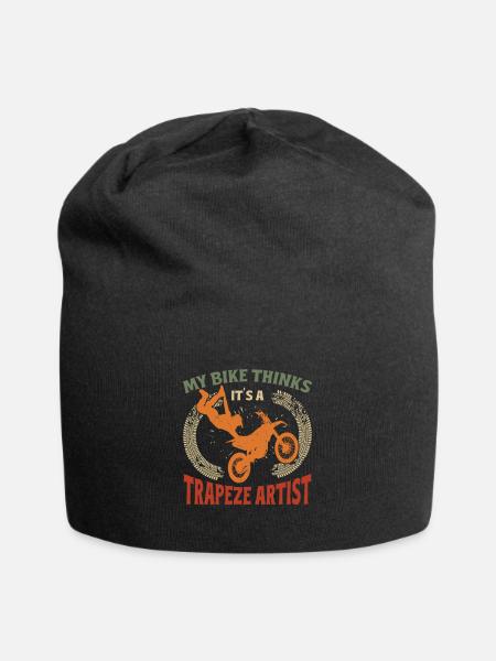 Dirt Biker Riding My Bike Thinks It´s An Artist - Jersey-Beanie - Schwarz