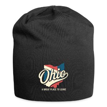 Ohio Un endroit idéal pour laisser Funny Ohio Meme - Bonnet en jersey - noir - Devant