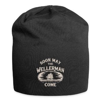 Bientôt que le wellerman vienne Sea Shanty Voilier - Bonnet en jersey - noir - Devant