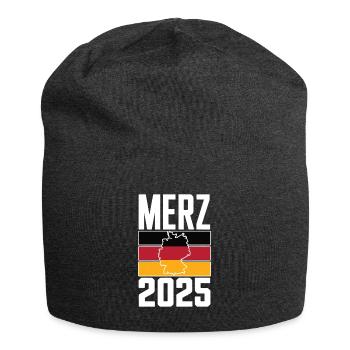 Merz Chancelier 2025 Chancelier fédéral Élection au Bundestag - Bonnet en jersey - charbon - Devant