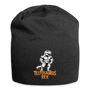 Testosaurus Rex Drôle Bodybuilder Dinosaure - Bonnet en jersey - noir - Devant