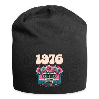 Women's 50th Anniversary Cassette 1976 - Jersey Beanie - black - Front
