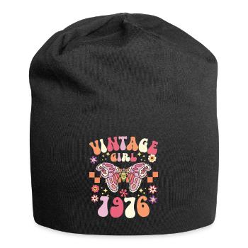 50 Ans Vintage Femme Anniversaire 1976 - Bonnet en jersey - noir - Devant