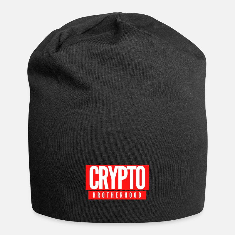 CRYPTO - Jersey-Beanie - Schwarz