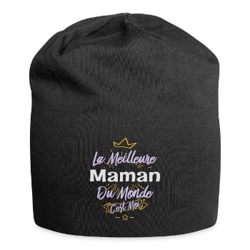 La meilleure maman du monde - Bonnet en jersey - noir - Devant