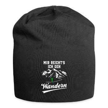 Mir Reicht´s Ich Geh Wandern - Wander Funshirt - Jersey-Beanie - Schwarz - Vorne