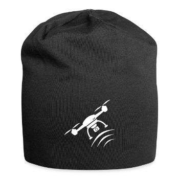Drohne Geschenk für Piloten und Fans von Drohnen - Jersey-Beanie - Schwarz - Vorne
