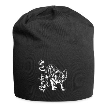 BORDER COLLIE Herding Dog Herding Dogs Wilsigns Agiltiy - Jersey Beanie - black - Front