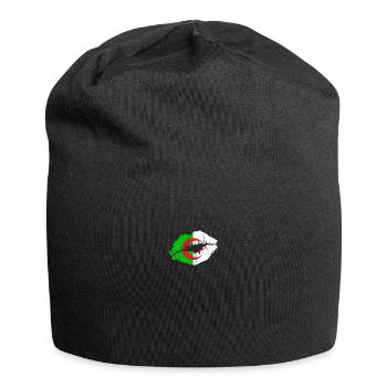 Algeria Flag Country Native Ancestry Algerian - Jersey Beanie - black - Front