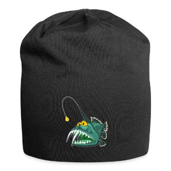 Deep-sea fish - Jersey Beanie - black - Front