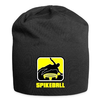 Colors can be changed | Spikeball Roundnet Fun - Jersey Beanie - black - Front