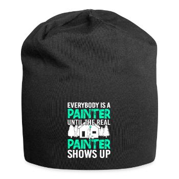 Everybody is a Painter Painter Painter Gift - Jersey Beanie - black - Front