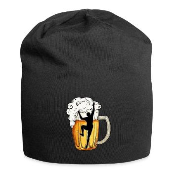 boulderer bloc et salle d’escalade de bière boulder - Bonnet en jersey - noir - Devant