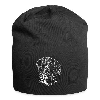 PETIT PORTRAIT DE CHIEN DE MÜNSTERLAND Wilsigns Chasse - Bonnet en jersey - noir - Devant