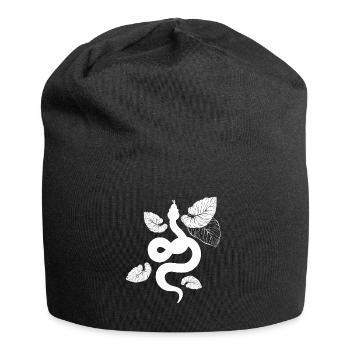 Schlange - Snake / Naturschutz - Green Planet - Jersey-Beanie - Schwarz - Vorne