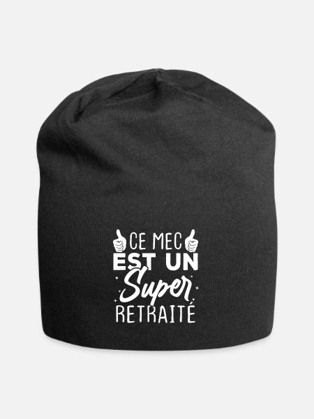 Ce mec est un super retraité - Bonnet en jersey - noir