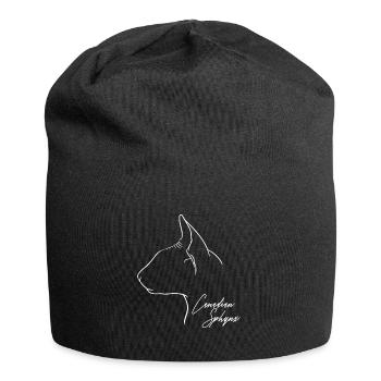 Profil Sphynx Canadien Chats Chat Wilsigns - Bonnet en jersey - noir - Devant
