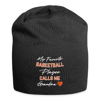 My favorite Basket ball player call me Grandma - Jersey-Beanie - Schwarz - Vorne