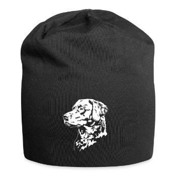 Chesapeake Bay Retriever Portrait Dogs Wilsigns - Jersey Beanie - black - Front