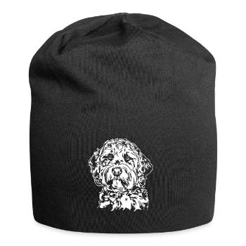 Goldendoodle Portrait Labradoodle Chiens Wilsigns - Bonnet en jersey - noir - Devant