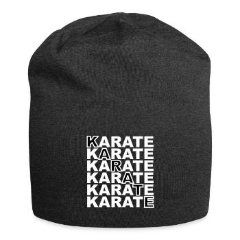 Karate lettering - sport - Jersey Beanie - charcoal grey - Front